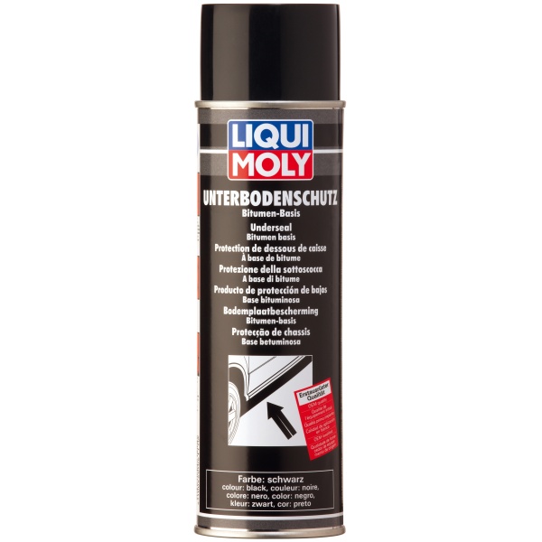 Liqui Moly Spray Antifon Protectie Sasiu Pe Baza De Bitum Negru 500ML 6111